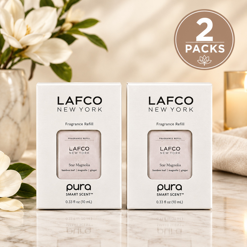 LAFCO New York Star Magnolia Pura Smart Scent Refill 2 Pack 10ml New